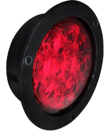 8000R     LAMPARA SELLADA C/10 LED ROJA 4 PULG