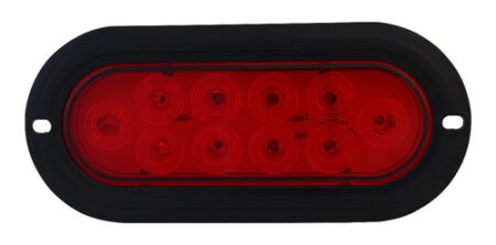 106210R   LAMPARA C/10  LED OVAL. ROJA   ACP