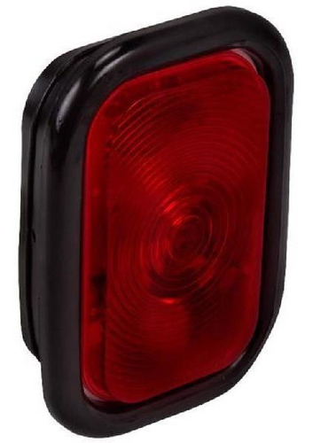 2365R     LAMPARA SELLADA   RECTANGULAR ROJA 12V