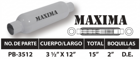 PB-3512 SIL.DEP.BALA MAX.12" X 3 1/2"