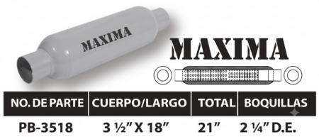 PB-3518 SIL.DEP.BALA MAX.18" X 3 1/2