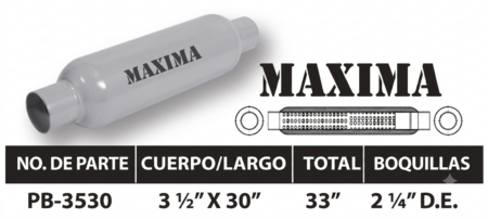 PB-3530 SIL.DEP.BALA MAX.30" X 3 1/2"