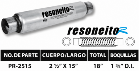 PR-2515 SIL.DEP. BALA RESONETOIR 15 EN 2.5