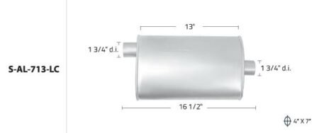 S-713 LC  SIL.UNIV.OVAL.13  4 CIL.
