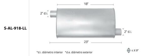 S-918 LL  SIL.UNIV.OVAL.18  6 Y 8 CIL.