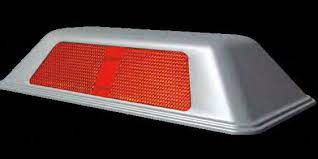 2319R     LAMPARA SELLADA ROJA RECTA/MICA REFLEJANTE
