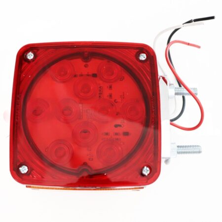 8322CMR LAMPARA CUADRADA CROM 34 LEDS DER 2 TORNILLOS